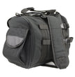 Milwaukee Leather SH630 Medium Black Textile Motorcycle Sissy Bar Duffle Bag