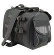 Milwaukee Leather SH630 Medium Black Textile Motorcycle Sissy Bar Duffle Bag