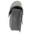 Milwaukee Leather SH63301 Black PVC Extra Large Motorcycle Windshield Bag with Turn Lock