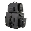 Milwaukee Leather SH660 Large Black 2-Piece PVC Motorcycle Touring Bag Pack