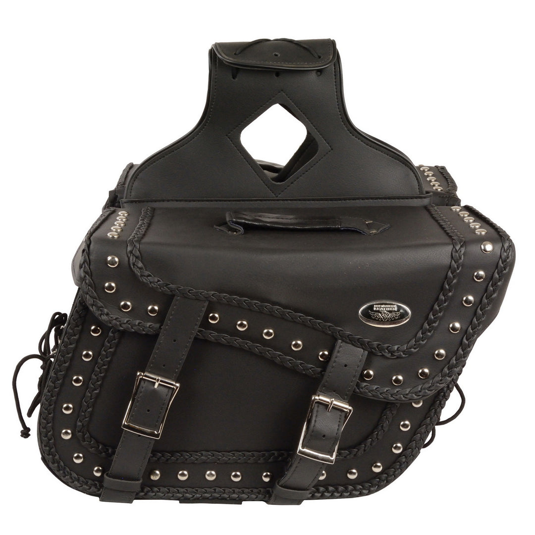 Milwaukee Leather SH66401ZB Black Large &