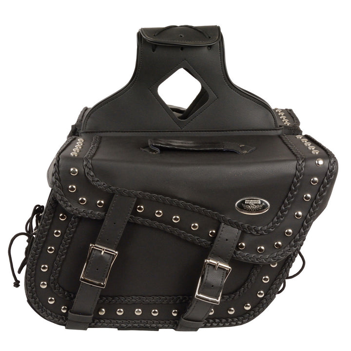 Milwaukee Leather SH66401ZB Black Large &