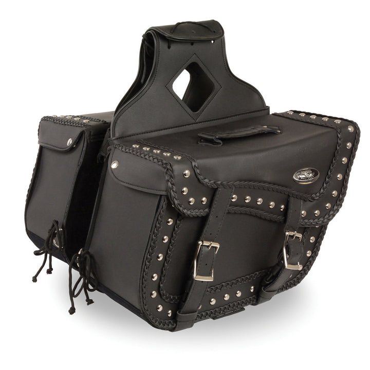 Milwaukee Leather SH66401ZB Black Large &