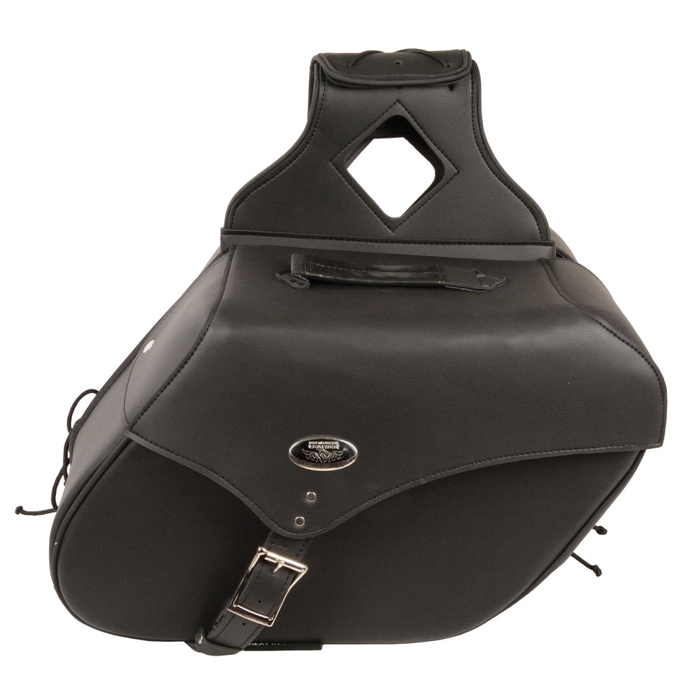 Milwaukee Performance SH668ZB Black Large Zip-Off Single Strap PVC Throw Over Saddlebags
