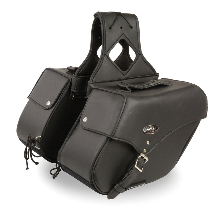 Milwaukee Performance SH66801ZB Medium Zip-Off Single Strap PVC Throw Over Saddlebags