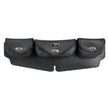 Milwaukee Leather SH67101 Large Triple Pocket Windshield Mount Bag
