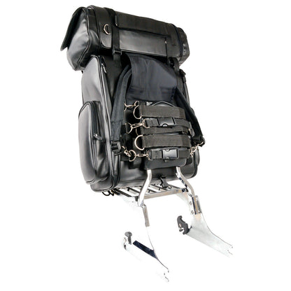 Milwaukee Performance SH672 X-Large Black PVC 2-Piece Motorcycle Touring Pack with Reflective Piping