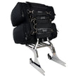 Milwaukee Leather SH681 Medium Black Textile Ultra Touring Motorcycle Sissy Bar Bag