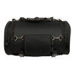 Milwaukee Performance SH683 Large Black Textile Duffel Style Motorcycle Sissy Bar Bag with Carry Strap