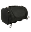 Milwaukee Performance SH683 Large Black Textile Duffel Style Motorcycle Sissy Bar Bag with Carry Strap