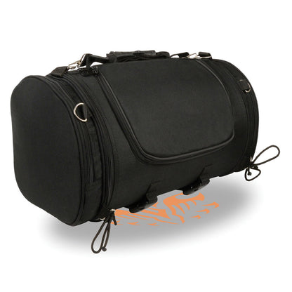 Milwaukee Performance X-683 Black Large Textile Motorcycle Tour Duffle Roll Bag