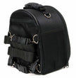 Milwaukee Leather SH687 Medium Size Black Textile Motorcycle Helmet Back Pack Sissy Bar Bag