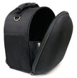 Milwaukee Leather SH687 Medium Size Black Textile Motorcycle Helmet Back Pack Sissy Bar Bag