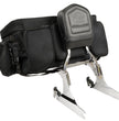 Milwaukee Performance SH695 Large Black Textile Squared Motorcycle Sissy Bar Rack Bag