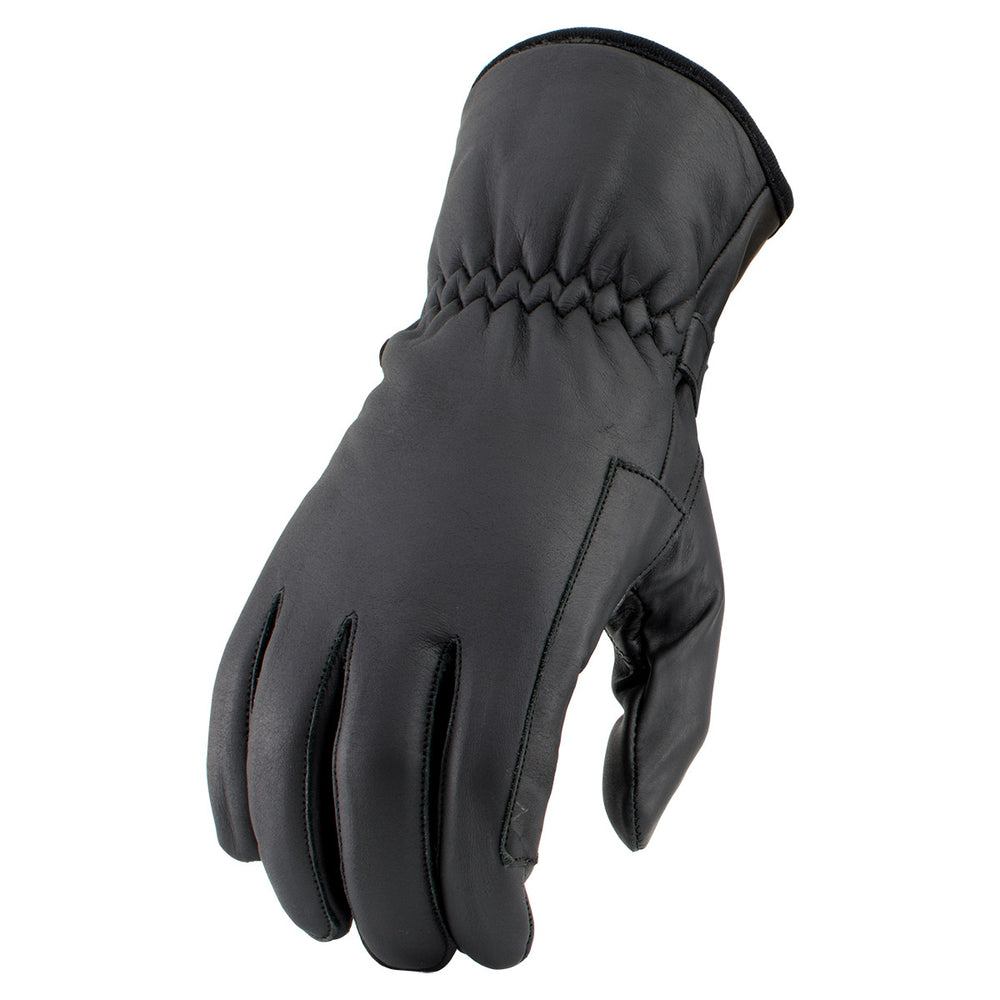 Milwaukee Leather SH736 Men's Black Textile Gauntlet Winter Gloves