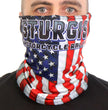 Sturgis Motorcycle Rally American Flag Neck Gaiter SPA1561