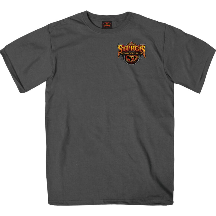 2022 Sturgis Motorcycle Rally SPB1007 Crazy Buffalo Men&
