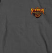 2022 Sturgis Motorcycle Rally SPB1007 Crazy Buffalo Men's Charcoal T-Shirt