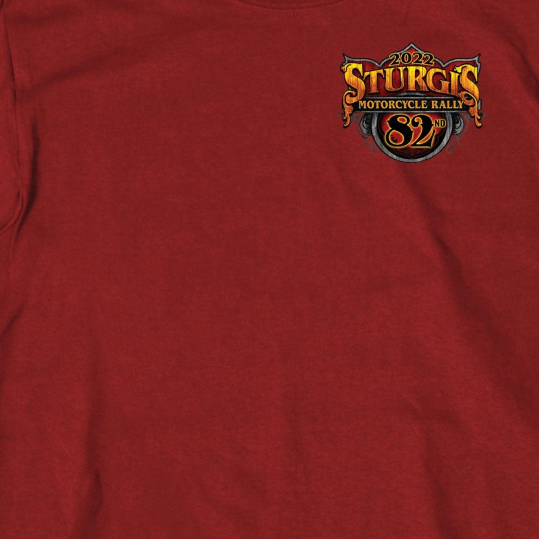 2022 Sturgis Motorcycle Rally SPB1008 Crazy Buffalo Men&