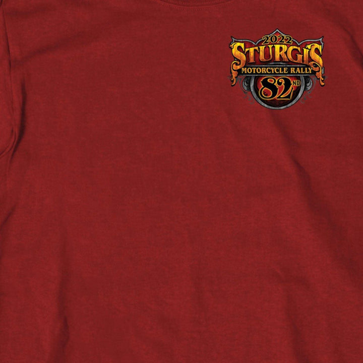 2022 Sturgis Motorcycle Rally SPB1008 Crazy Buffalo Men&