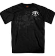 2022 Sturgis Motorcycle Rally SPB1009 Men’s Skull And Checkered Flag Black T-Shirt