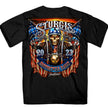 Hot Leathers SPB1067 Men’s Black 2023 Sturgis # 1 Design America T-Shirt