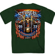 Hot Leathers SPB1069 Men’s Forest Green 2023 Sturgis # 1 Design America T-Shirt