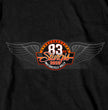 Hot Leathers SPB1090 Men’s Black 2023 Sturgis Rally Logo Double Sided T-Shirt