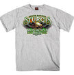 2024 Sturgis #1 Men's Design Eagle & Skull Ash Motorcycle Rally T-Shirt SPB1140