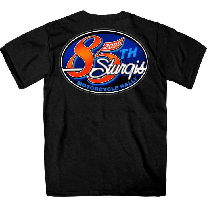 2025 Sturgis Motorcycle Rally Rally Logo Black Men&