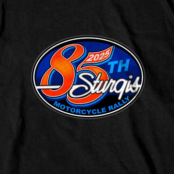 2025 Sturgis Motorcycle Rally Rally Logo Black Men&