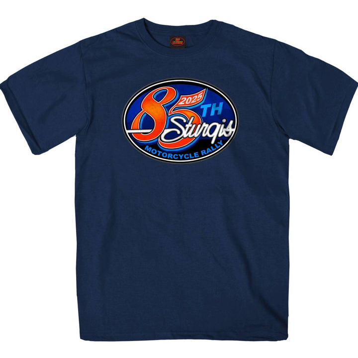 2025 Sturgis Motorcycle Rally Rally Logo Navy Men&