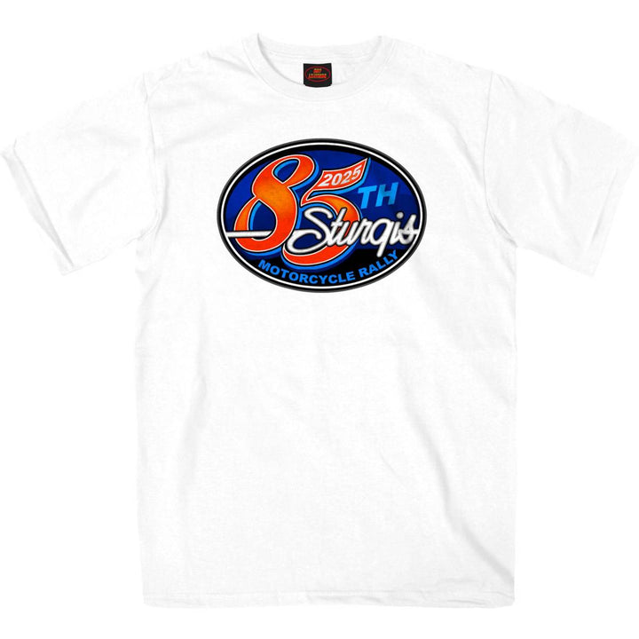 2025 Sturgis Motorcycle Rally Rally Logo White Men&