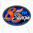 2025 Sturgis Motorcycle Rally Rally Logo White Men's T-Shirt