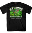 2025 Sturgis Motorcycle Rally Skeleton Chief Black Men's T-Shirt