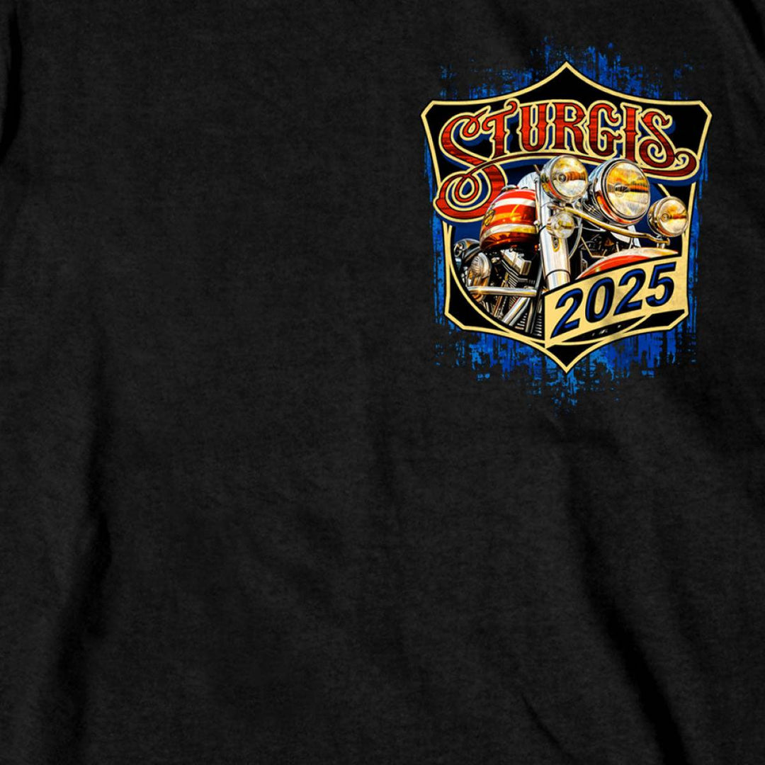2025 Sturgis Motorcycle Rally Rushmore Black Men&