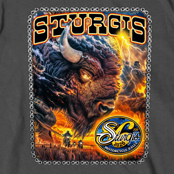 2026 Sturgis Motorcycle Rally American Bison Men&