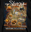 2026 Sturgis Motorcycle Rally Attraction Men's Black T-Shirt - SPB1209