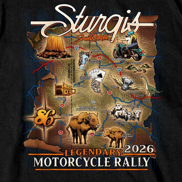 2026 Sturgis Motorcycle Rally Attraction Men&