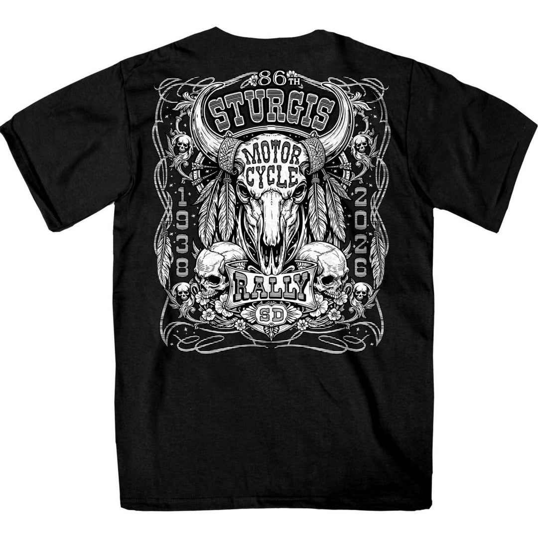 2026 Sturgis Motorcycle Rally Biason Skull Men&