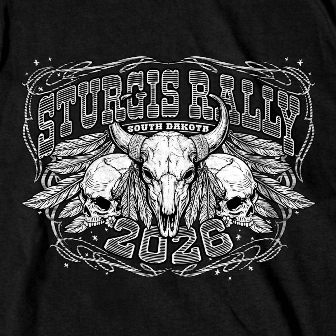 2026 Sturgis Motorcycle Rally Biason Skull Men&