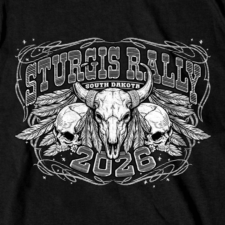 2026 Sturgis Motorcycle Rally Biason Skull Men&