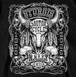 2026 Sturgis Motorcycle Rally Biason Skull Men's Black T-Shirt - SPB1211