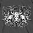 2026 Men's Sturgis Motorcycle Rally Bison Skull Charcoal Short Sleeve T-Shirt - SPB1212