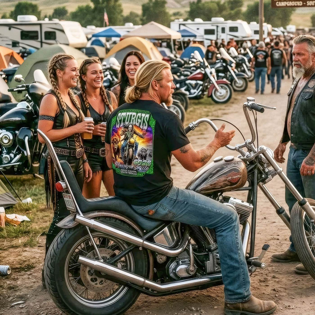 2026 Sturgis Motorcycle Rally Skull Chaser Numone Men&