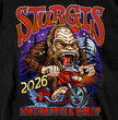 2026 Men's Sturgis Motorcycle Rally Bigfoot Biker Black Short Sleeve T-Shirt - SPB1242