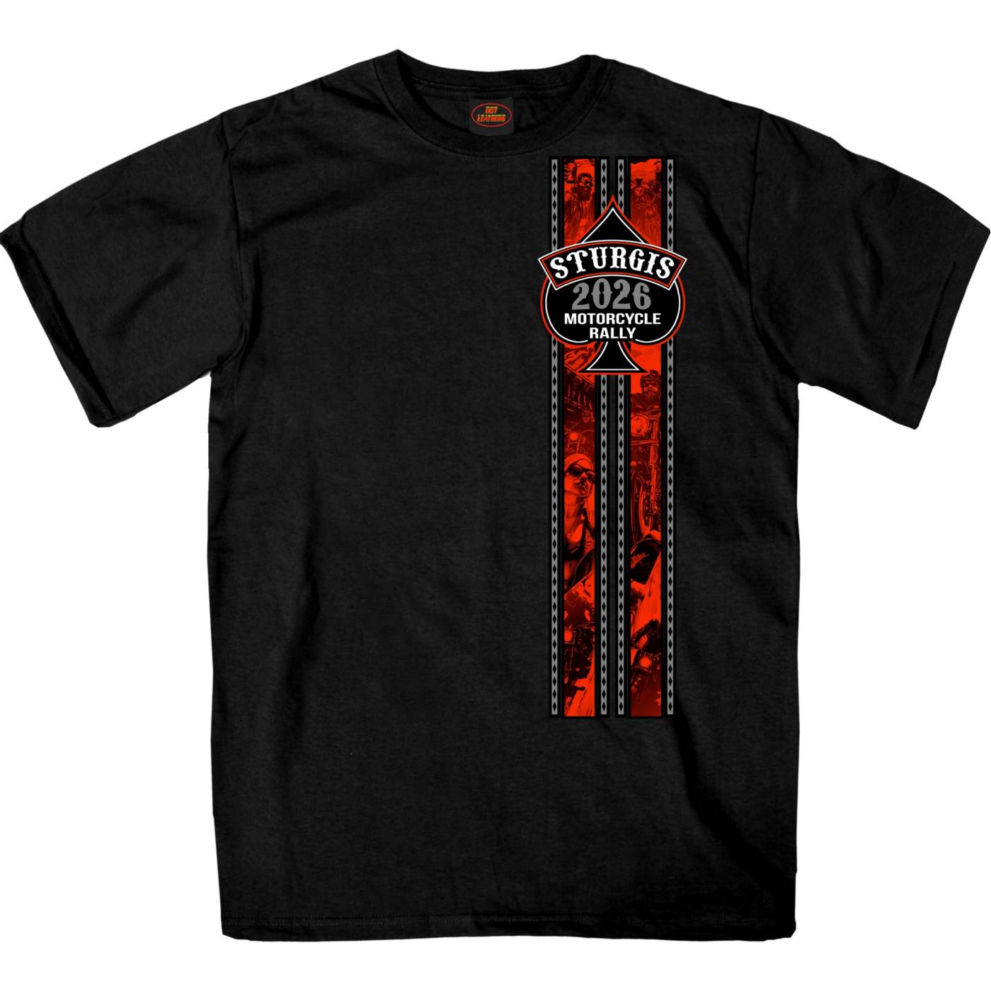 2026 Men's Sturgis Motorcycle Rally Couples Ride Black Short Sleeve T-Shirt - SPB1246