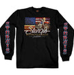 Hot Leathers SPB2094 Men's Black 2023 Sturgis Rally Rushmore Long Sleeve Shirt