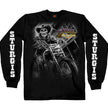 2025 Sturgis Motorcycle Rally #1 Ghost Rider Black Men's Long Sleeve Shirt