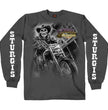 2025 Sturgis Motorcycle Rally #1 Ghost Rider Charcoal Men's Long Sleeve Shirt